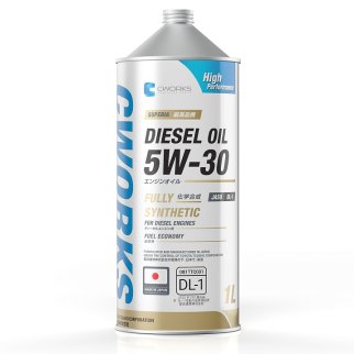 Масло моторное CWORKS SUPERIA DIESEL OIL 5W-30 синтетическое 1 л A12SR1001 фото