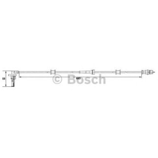 Датчик ABS задний левый BOSCH 0 265 007 534 фото