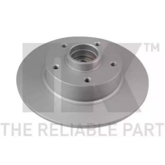 Диск тормозной задний (в сборе с подшипником и кольцом АВС) с антикорозийным покрытием (260x8mm) / R фото