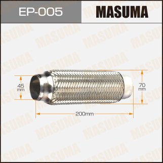 Гофра глушителя Masuma EP-005 фото