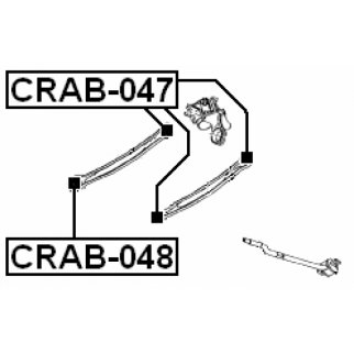 Сайлентблок задней подвески FEBEST CRAB-047 фото 2 Сайлентблок задней подвески FEBEST CRAB-047 фото 2