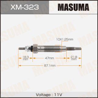Свеча накаливания Masuma XM-323 фото