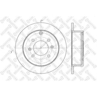 Диск тормозной Stellox 6020-3412-SX фото