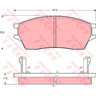 Колодки пер.HONDA PRELUDE III 2.0 86-87 фото