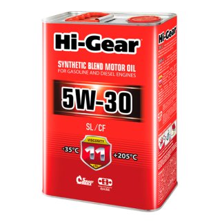 5W-30 SL/CF Масло моторное полусинтетическое 4л фото