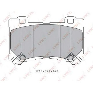 Колодки тормозные передние к-кт LYNXauto BD-5742 фото