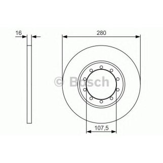 Диск тормозной задний BOSCH 0 986 479 R92 фото