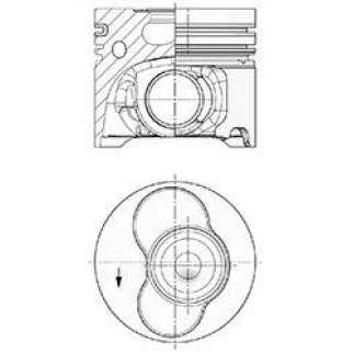 Поршень Kolbenschmidt 41 091 600 фото