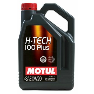 Масло моторное Motul H-TECH 100 PLUS 0W-20 синтетическое 4 л 112144 фото