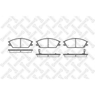 235 002-SX_колодки дисковые п.! Hyundai Accent 1.3-1.5i/1.5CRDi 95>/Getz 1.1-1.5i/1.5CRDi 02> фото