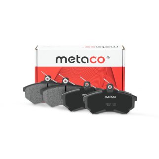 Колодки тормозные передние к-кт metaco 3000-186 фото
