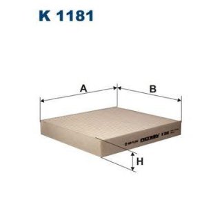 Фильтр салона FILTRON K 1181 фото
