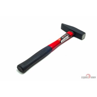 Молоток 400 гр. с фиберглассовой ручкой (квадратный боек) СЕРВИС КЛЮЧ фото