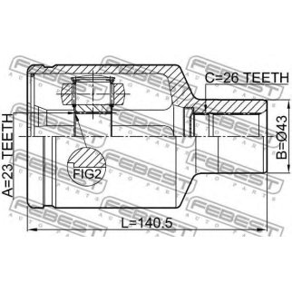 ШРУС внутренний FEBEST 1811-EPICRH фото