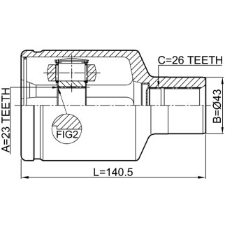 ШРУС внутренний FEBEST 1811-EPICRH фото 2 ШРУС внутренний FEBEST 1811-EPICRH фото 2