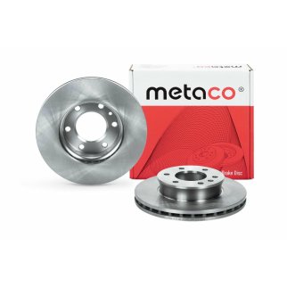 Диск тормозной передний вентилируемый metaco 3050-086 фото 3