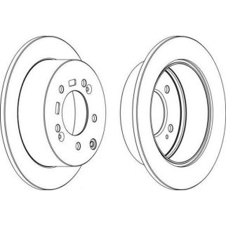 Диск тормозной задний FERODO DDF1945 фото