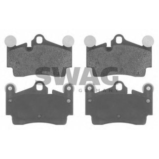 Колодки тормозные задние дисковые к-кт SWAG 30 91 6619 фото