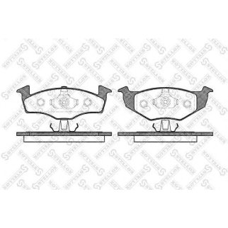 620 020B-SX_колодки дисковые п.! с антискр. пл. VW Golf III/Vento/Polo 1.4/1.6/1.9D/TD/SDi 95-01 фото 8