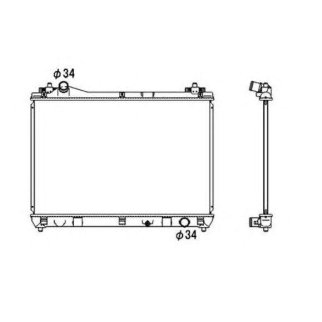 Радиатор основной NRF 53703 фото