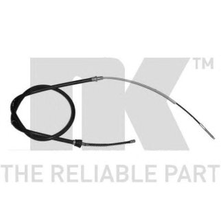 Трос стояночного тормоза задний левый,правый / SEAT Cordoba,Ibiza-II,VW Polo (барабанные тормоза-с А фото