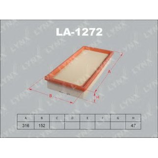 Фильтр воздушный LYNXauto LA-1272 фото