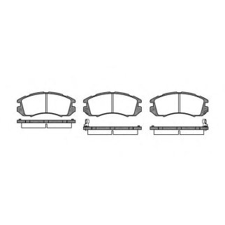 Колодки тормозные REMSA _019112 фото