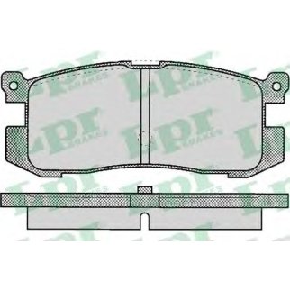 Колодки тормозные задние дисковые к-кт Lpr 05P037 фото