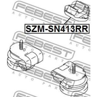Подушка двигателя задняя фото