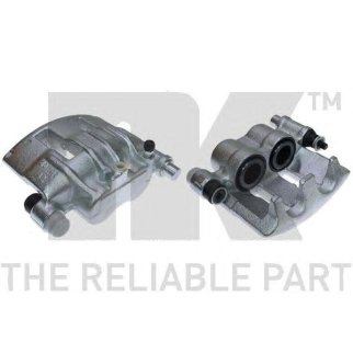 Суппорт тормозной передний левый (двухпоршневой) / FORD Transit (колеса 15) 91~00 фото