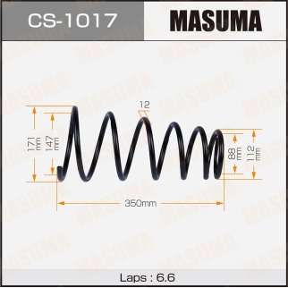 Пружина задняя TOYOTA CAMRY MASUMA CS-1017 фото