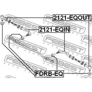 FDRBEQ_пыльник наконечника рулевого! Mazda B2200/Bongo2WD 85-99 фото