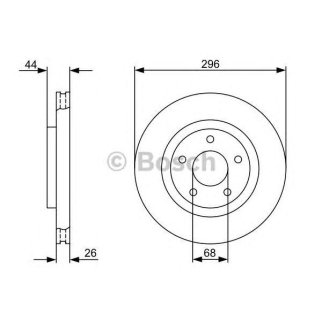 Диск тормозной BOSCH 0 986 479 358 фото