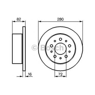 Тормозной диск задний Premium 1 (цена за 1 шт.) фото