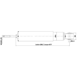 Амортизатор задний FEBEST 14110-006R фото 2