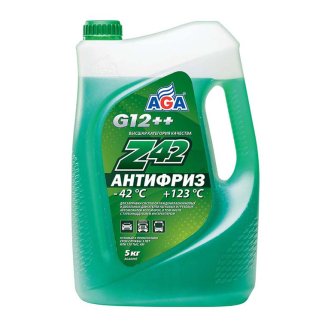 Антифриз зеленый G-12++ AGA-Z42 5кг фото