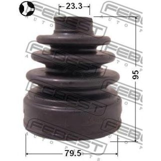 Пыльник ШРУСа FEBEST 0415-CU20 фото