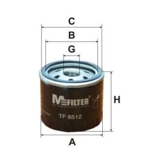Фильтр масляный M-Filter _TF6512 фото