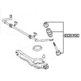 Стойка заднего стабилизатора ASVA 2123-FOC фото