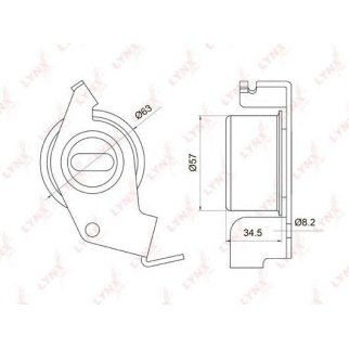 Ролик ГРМ LYNXauto PB1040 фото
