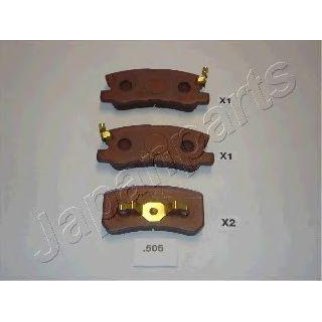 PP-505AF_колодки дисковые задние! Mitsubishi Pajero/Montero 1.8GDi/3.2Di/3.5GDi 01&gt; фото