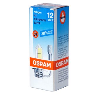 Лампа 12V H3 55W PK22s OSRAM ALLSEASON 1 шт. картон 64151ALS фото 1