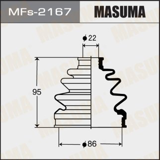 Пыльник ШРУСа Masuma MFs-2167 фото