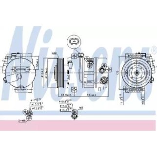 Компрессор кондиционера KIA SORENTO 14- фото