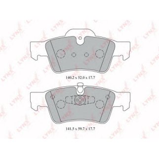 Колодки тормозные задние дисковые к-кт LYNXauto BD-5332 фото