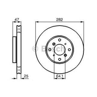 Диск тормозной HONDA: ACCORD VII 98-02, ACCORD VII Hatchback 99-02 фото