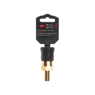 Быстроразъем пневматический с клапаном &quot;елочка&quot; 10мм ONE TOUCH ROCK FORCE фото