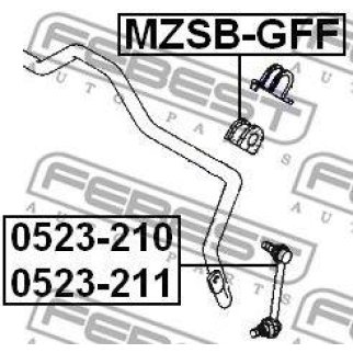 Тяга стабилизатора передняя правая фото