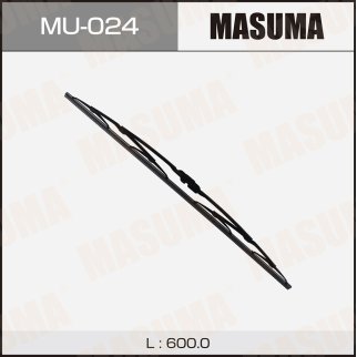 Щетка стеклоочистителя 600 мм каркасная 1 шт MASUMA Flat Wiper Blade MU-024 фото