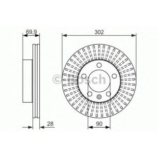Диск тормозной BOSCH 0 986 479 716 фото